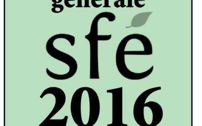 Assemblée générale 2016 de la SFE, le 26 janvier 2017 à Paris