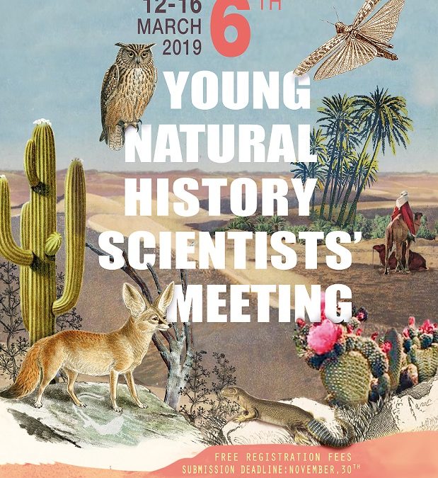 [Save the Date] 6th Young Natural History scientists’ Meeting, du 12 au 16 Mars 2019, Paris